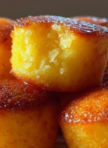 Delicious homemade Cornbread Poppers served on a platter