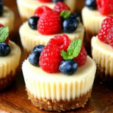 Delicious gluten-free cheesecakes ready for serving at a dessert table.