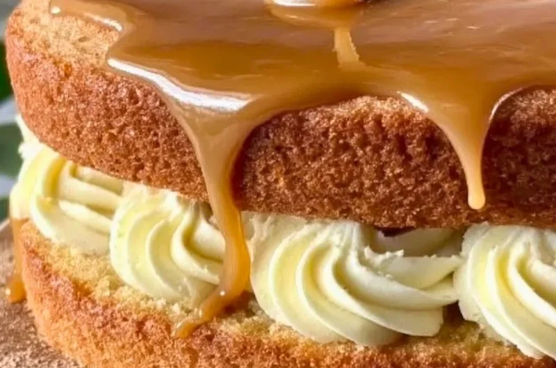 Deliciously moist Irish Whiskey Cake with a rich glaze