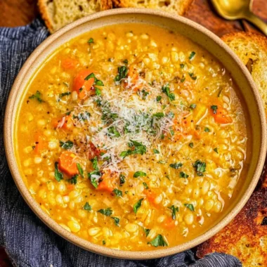 Bowl of Italian Penicillin Soup, a comforting recipe for healing and wellness.