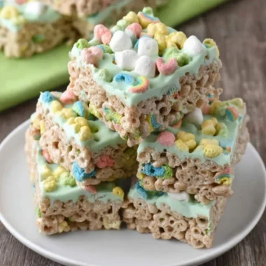 Colorful Lucky Charms Treats for St. Patrick's Day celebration