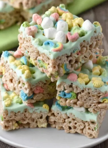 Colorful Lucky Charms Treats for St. Patrick's Day celebration