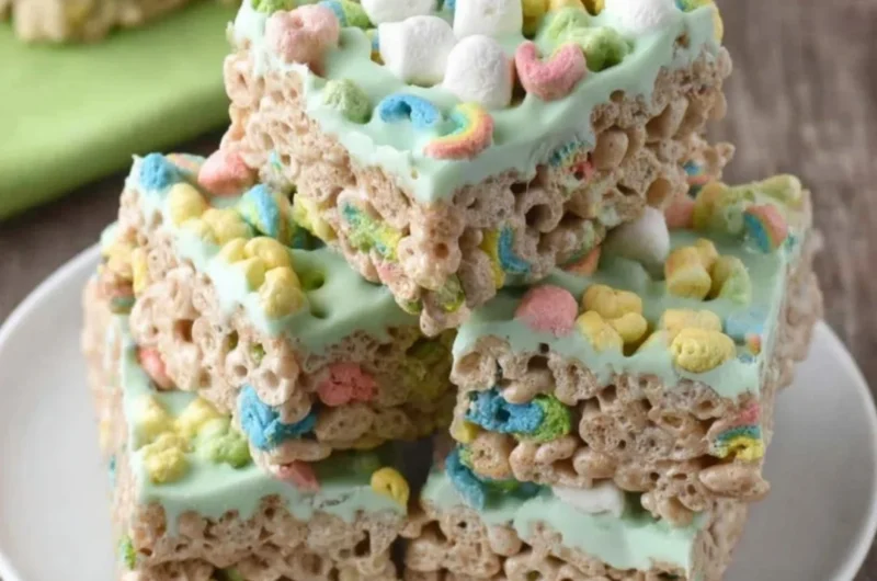 Colorful Lucky Charms Treats for St. Patrick's Day celebration