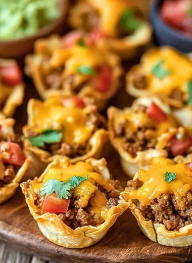 Delicious Taco Ranch Bites served with dipping sauce