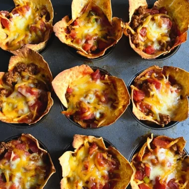 Delicious taco muffins served warm, flavorful and satisfying