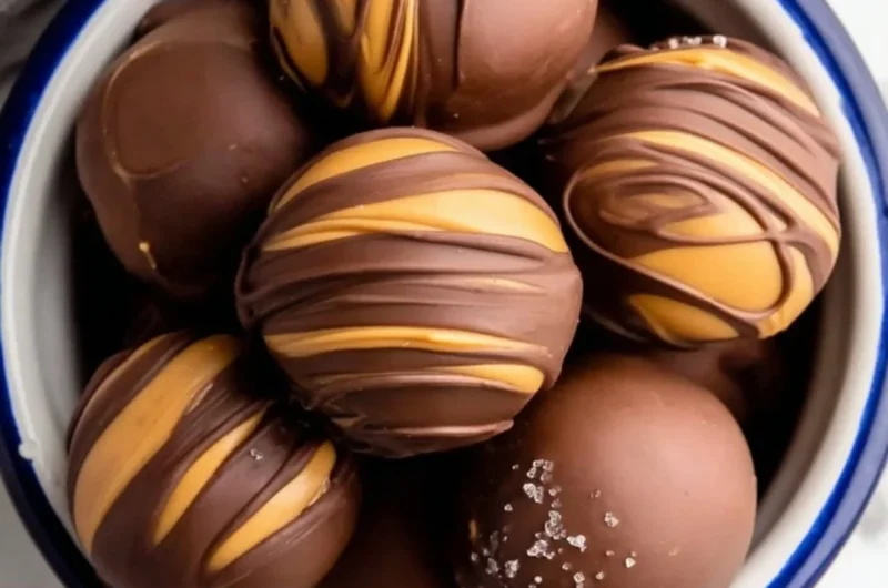 Delicious Peanut Butter Chocolate Fat Bombs for a low-carb snack option