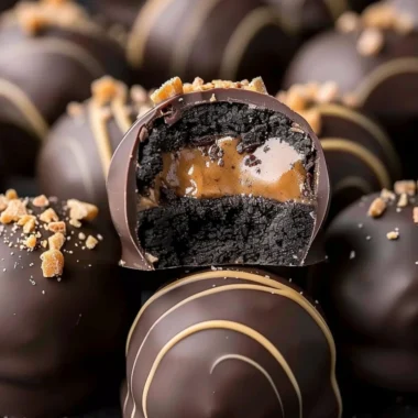 Delicious Reese's Oreo Balls, a chocolate treat with peanut butter and Oreo cookies