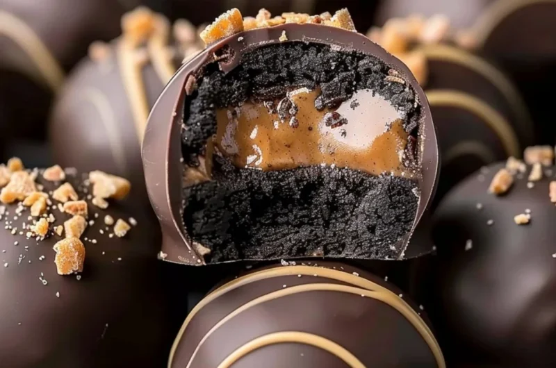 Delicious Reese's Oreo Balls, a chocolate treat with peanut butter and Oreo cookies