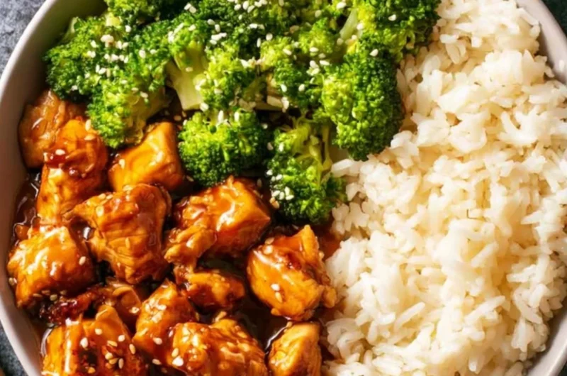 Delicious crockpot teriyaki chicken with flavorful sauce, no watery consistency.